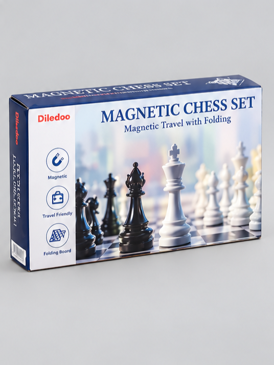 Magnetic Folding Travel Chess Set