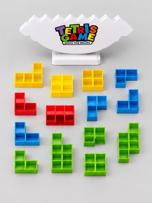 3D Tetris Stacking Balance Board Game Set