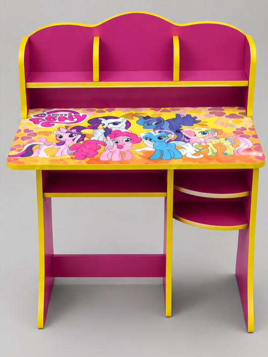 My Little Pony Magical Kingdom Kids Wooden Study Desk & Chair Set