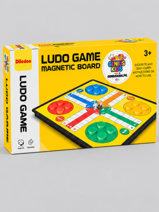 Magnetic Portable Ludo Board Game Set for Kids & Family