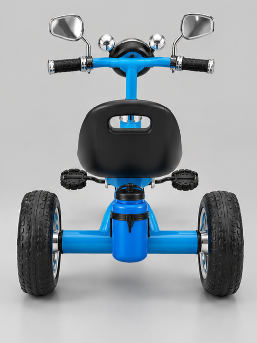 Retro Rider Chopper Tricycle with Water Bottle & Side Mirrors