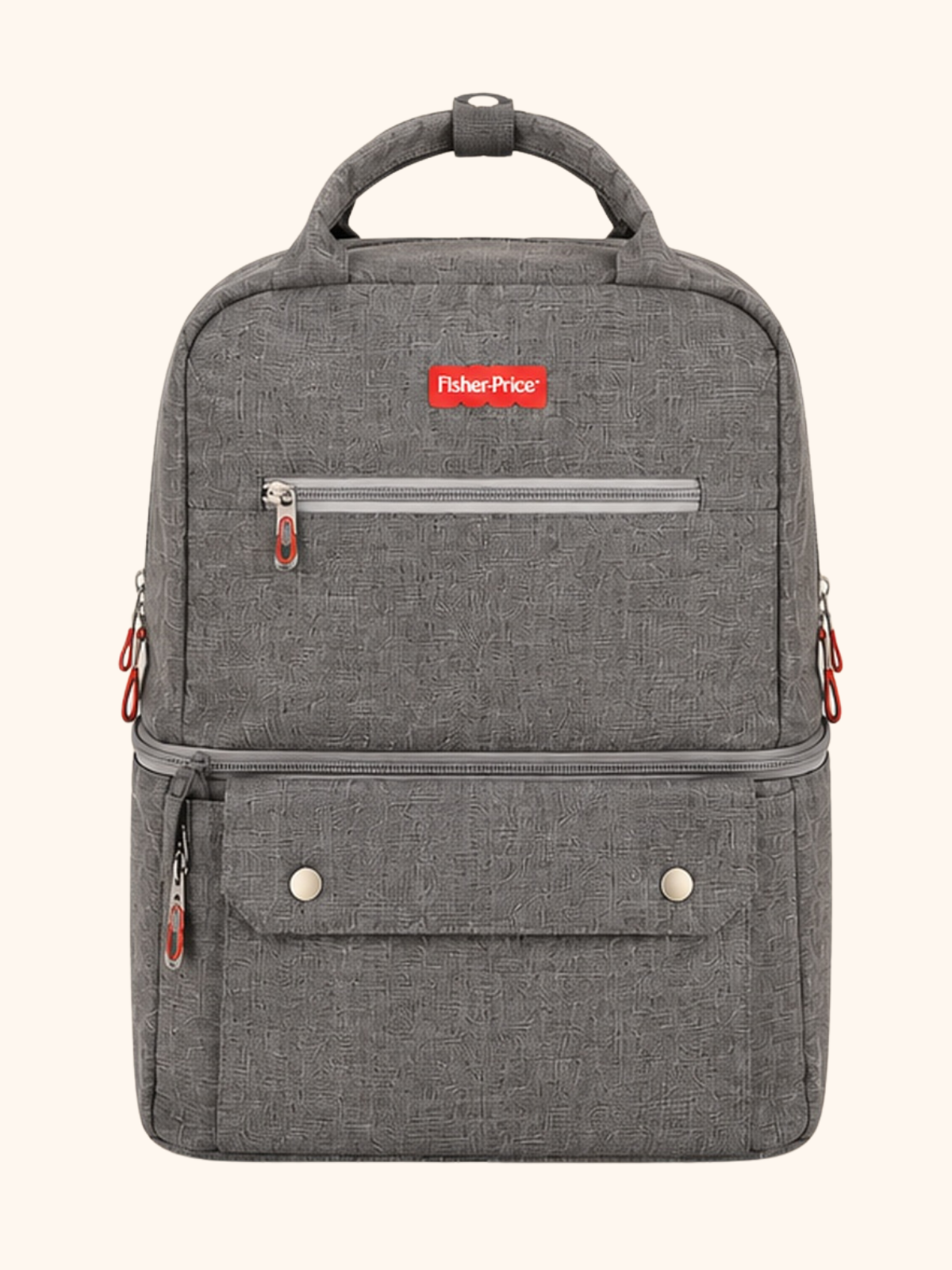 Fisher-Price Multi-Pocket Diaper Bag Backpack
