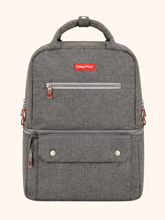 Fisher-Price Multi-Pocket Diaper Bag Backpack