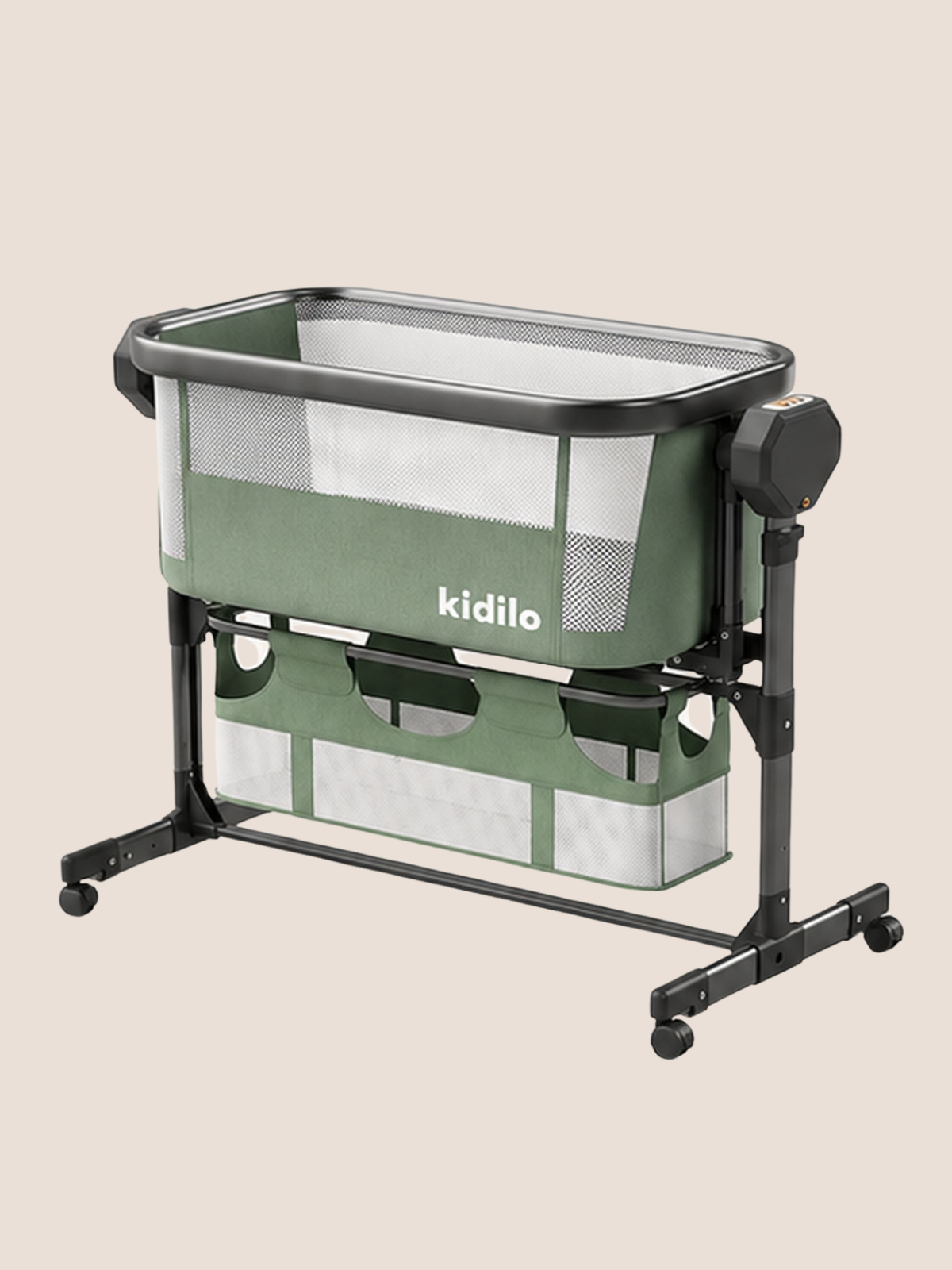 Kidilo Smart Electric Baby Cradle & Co-Sleeper (Green)