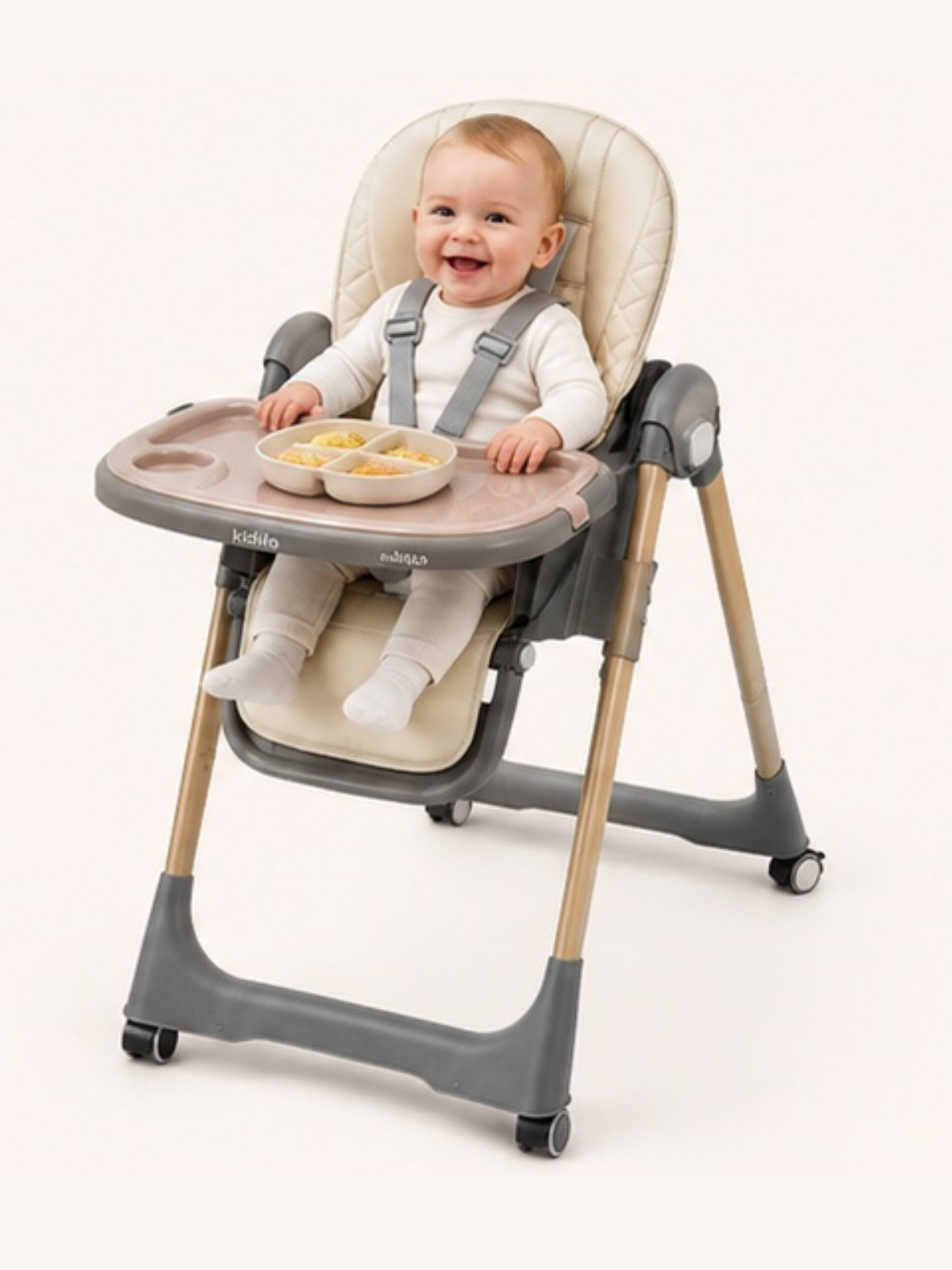 Kidilo Adjustable 2-in-1 Baby High Chair