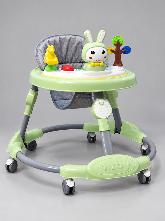 Bunny & Tree Activity Musical Baby Walker with Swivel Wheels