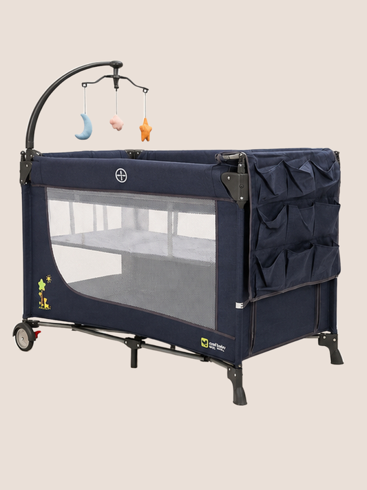 Cool Baby 2-in-1 Foldable Playpen & Bed