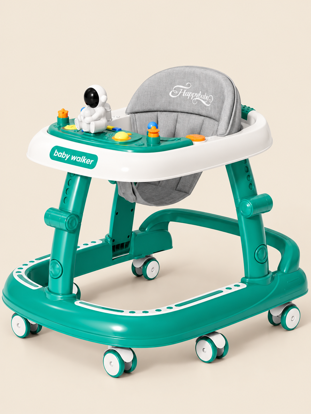 Imported Spaceman Activity Musical Baby Walker with Height Adjustment