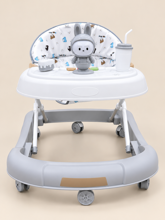 Space Bunny Activity Musical Baby Walker with Toy Tray