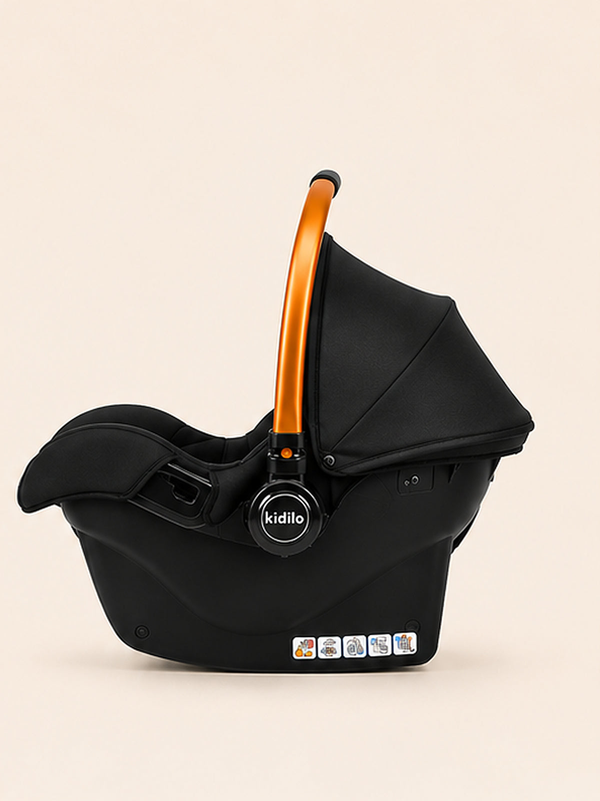 Kidilo 2-in-1 Carry cot & Car seat