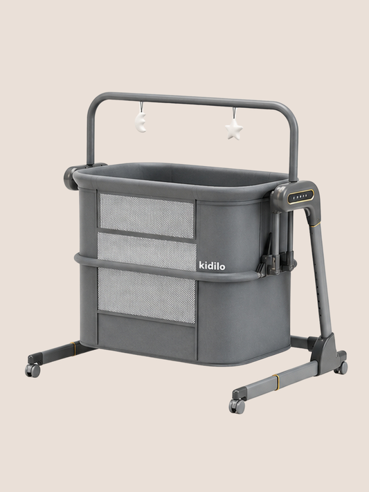 Kidilo Smart Electric Baby Bassinet & Cradle (Grey)