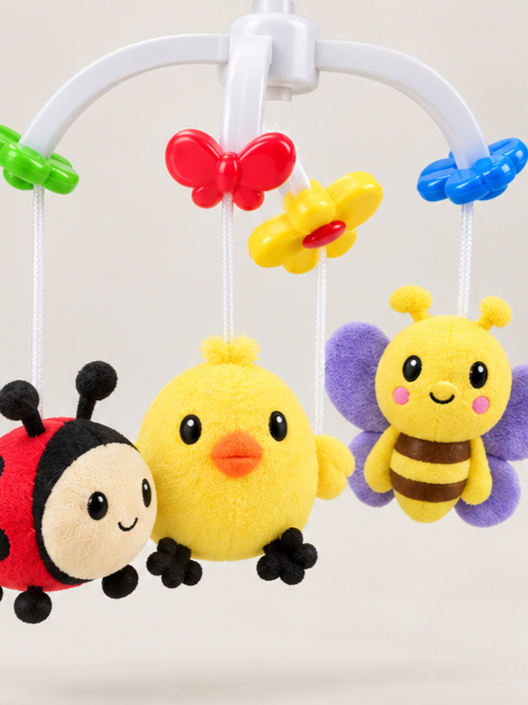 Sweet Cuddles Wind-Up Musical Cot Mobile