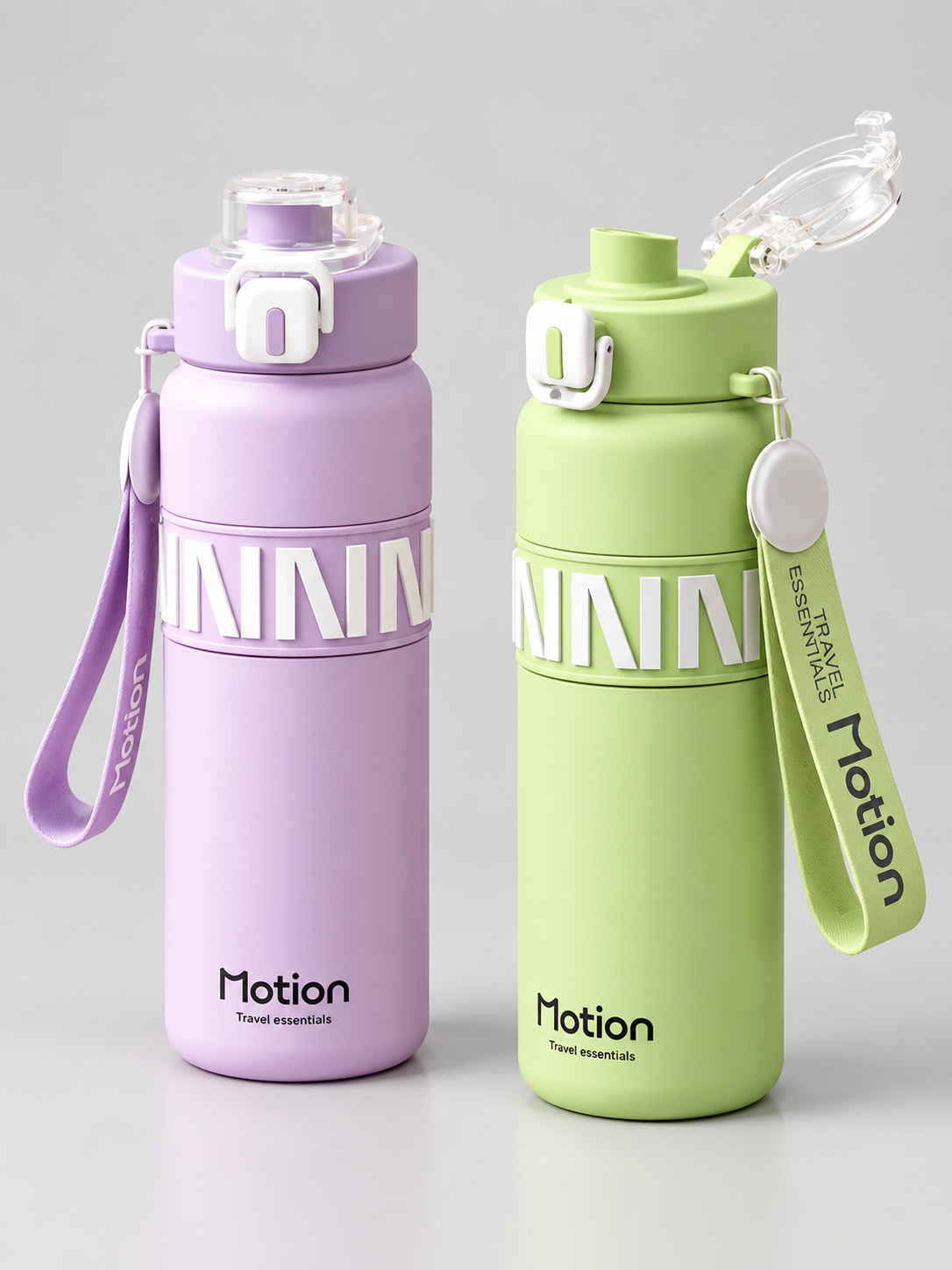 Motion Pastel Insulated Stainless Steel Sports Water Bottle 800ml