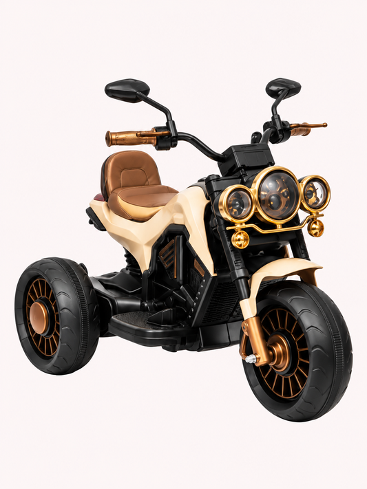 Vintage Chopper Electric Ride-On Trike Motorcycle