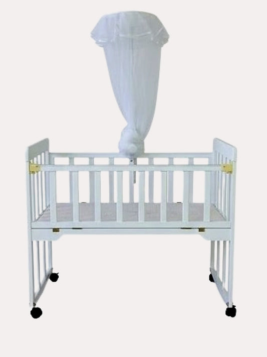 Single Portion Portable Baby Crib with Wheels