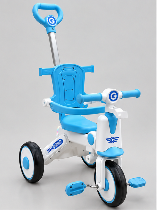 3-in-1 Convertible T610D Toddler Stroller Tricycle with Lights & Music