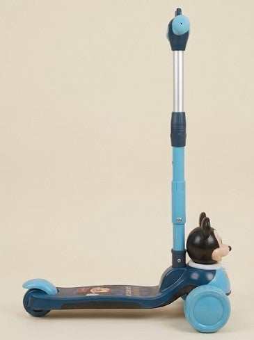 Mickey Mouse Theme 3-Wheel Kids Kick Scooty with Music & Lights