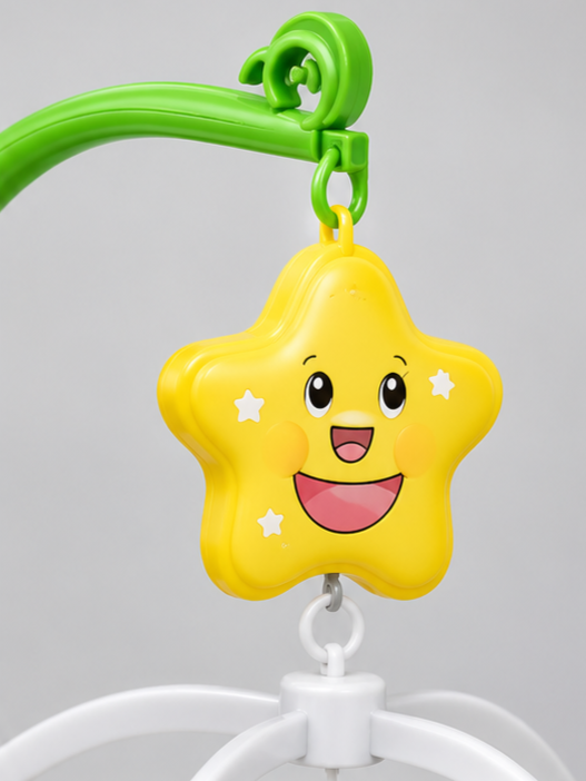 Title: Soft Plush Animal Happy Shaking Bell Baby Crib Mobile