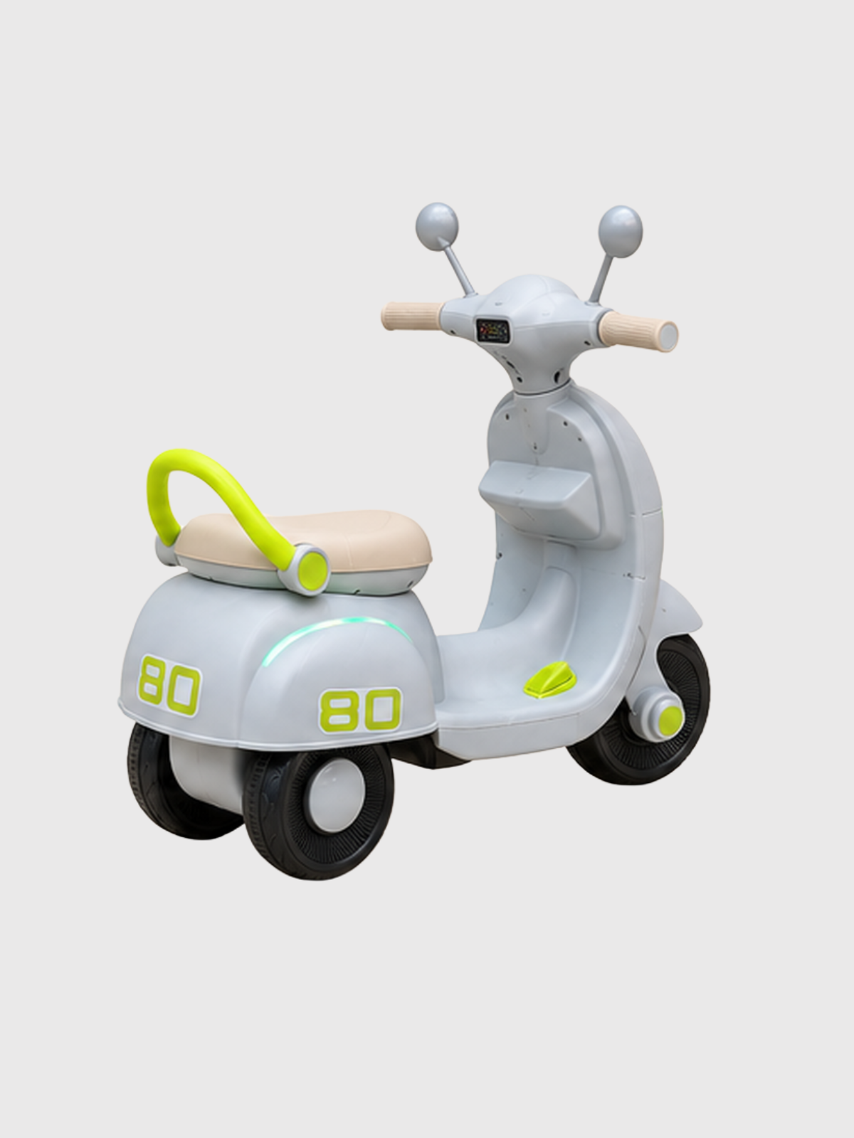 Electric Vespa Scooter with LED Lights