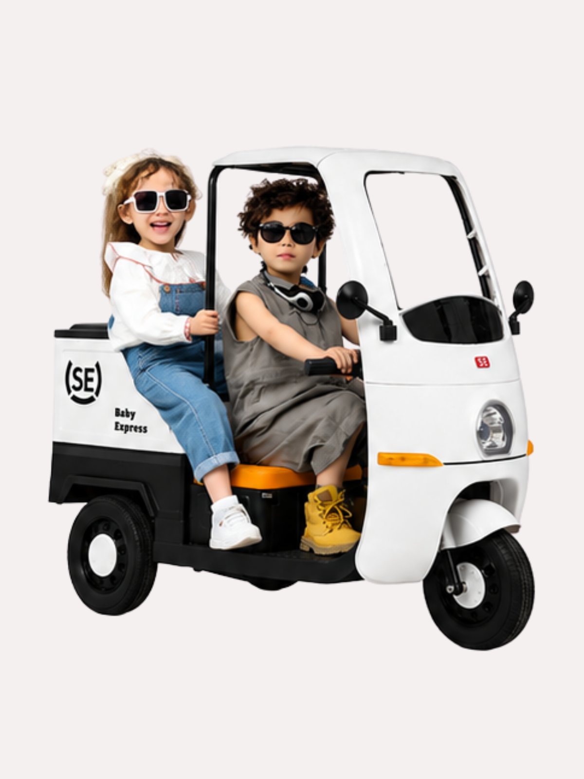 Electric Auto Rickshaw Cargo Tricycle – Dual Motor