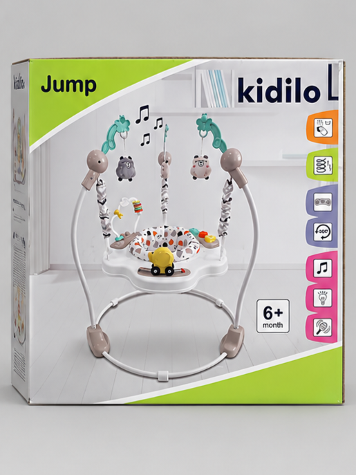 Kidilo BC06 Musical Baby Jumper Activity Center with 360° Rotating Seat