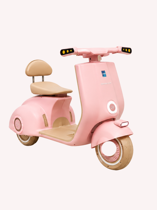 Imported Dual Motor Kids Vintage Electric Vespa Scooter