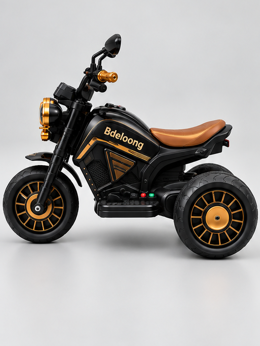 Kids Vintage Heavy Chopper Electric Bike