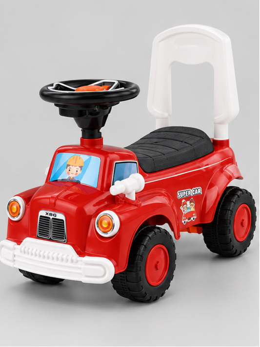 Vintage Truck Toddler Push & Ride-On Car