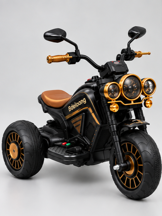 Kids Vintage Heavy Chopper Electric Bike
