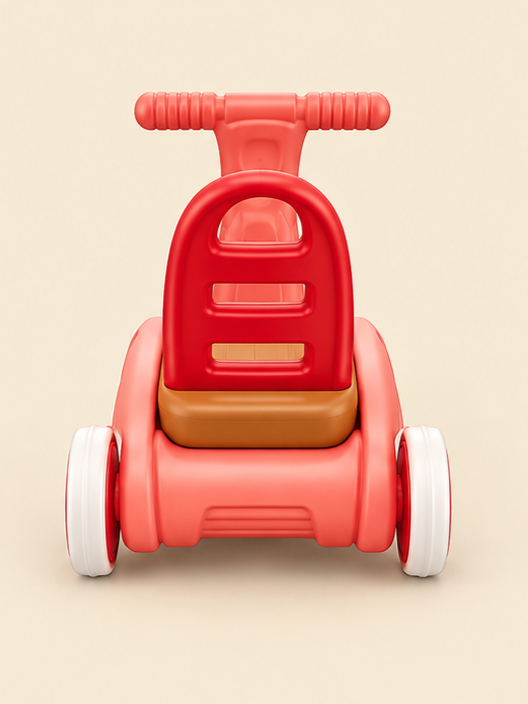 3-in-1 Children Tackle Rocking Car & Walker Ride-On