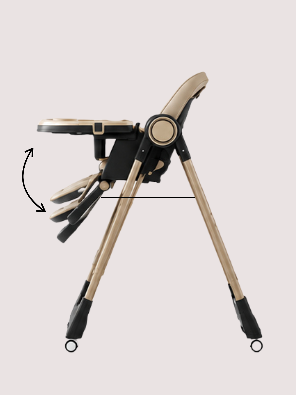 PopyPapa Multi-Functional Baby High Chair & Swing