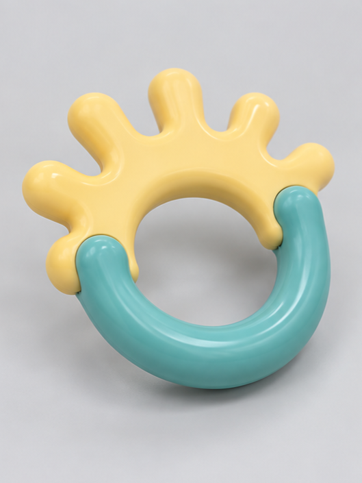 Aiyingle 5-Piece Sensory Baby Rattle & Teether Gift Set