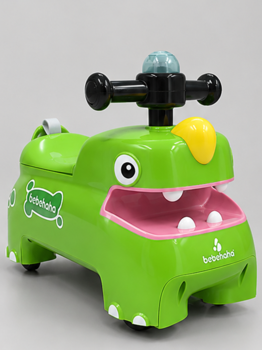 Bebehaha Dinosaur Lights & Music Toddler Push Car