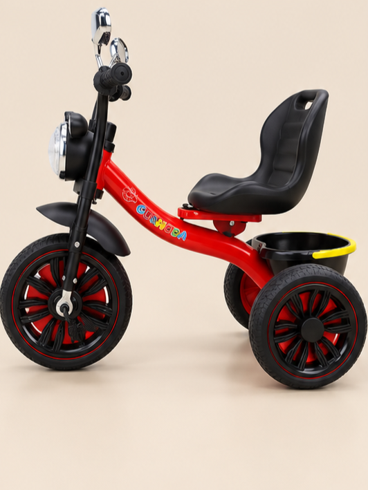 Road Cruiser Kids Chopper Tricycle with Headlight & Side Mirrors