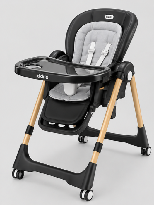 Kidilo 2-in-1 Convertible High Chair & Low Swing Seat - DC02