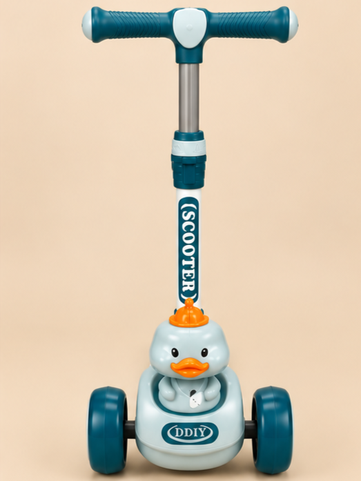 Duck 3-Wheel Kids Kick Scooter with LED Lights