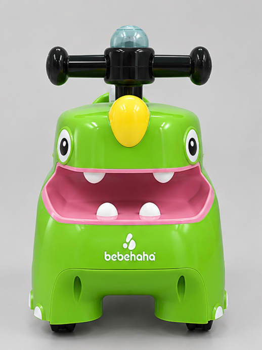 Bebehaha Dinosaur Lights & Music Toddler Push Car