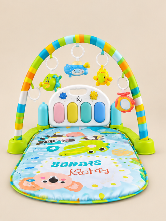 Imported 5-in-1 Remote Control Projection Pedal Piano Baby Gym Mat with Light & Music-9910