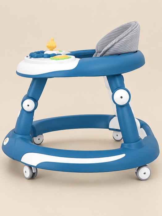 Ultra-Compact Foldable Baby Walker with Activity Tray