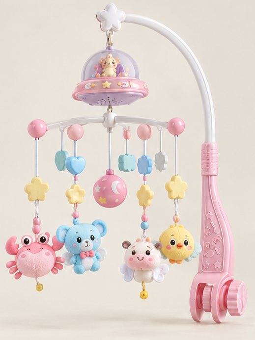 Musical Newborn Baby Crib Bell Mobile 3M+
