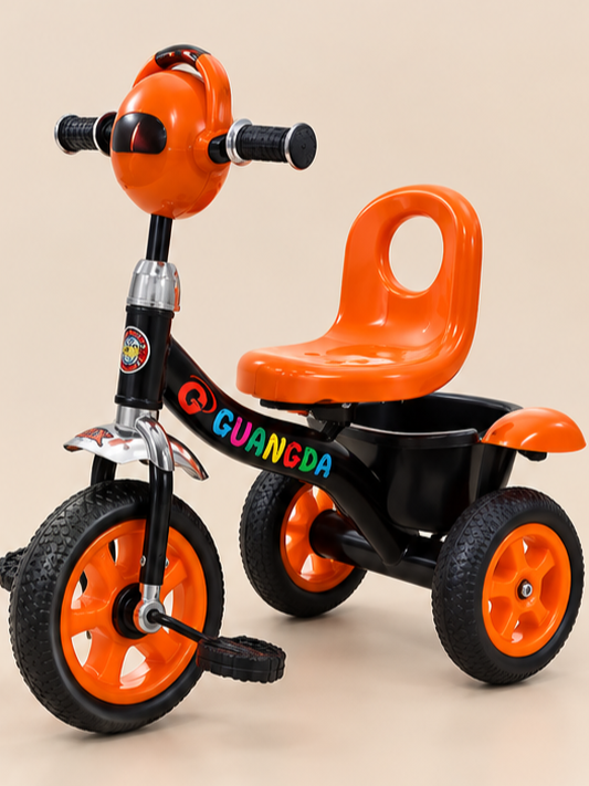 Guangda Speedy Kids Classic Tricycle with Rear Basket
