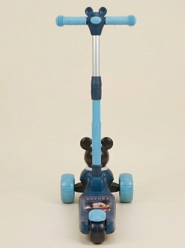 Mickey Mouse Theme 3-Wheel Kids Kick Scooty with Music & Lights