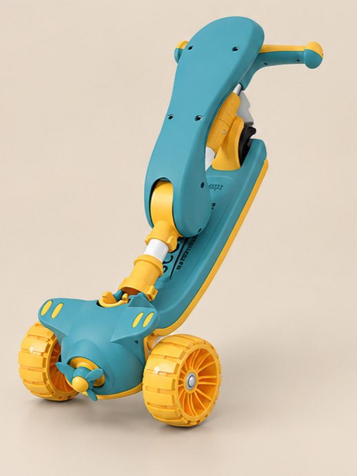 2-in-1 Kids Scooty & Ride-On Walker
