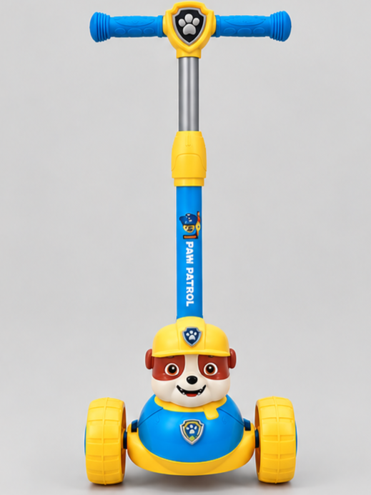 Paw Patrol 3-Wheel Kids Kick Scooter with Music