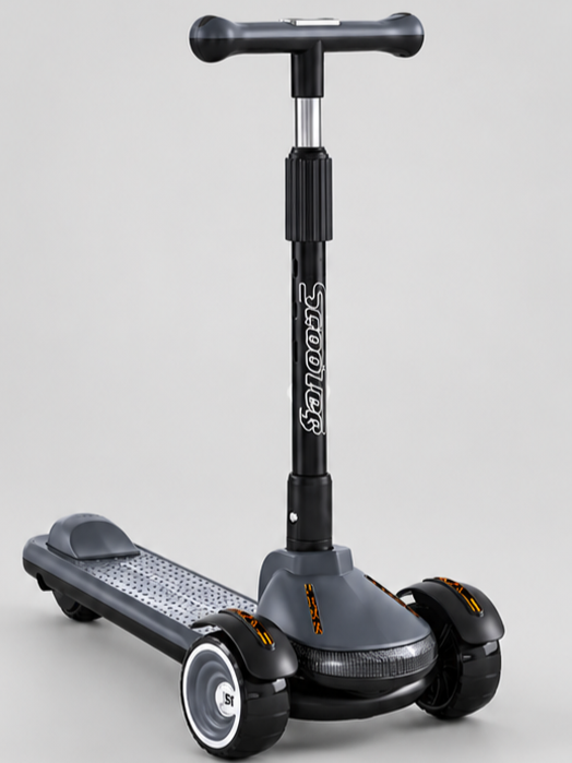 Heavy-Duty Matte Finish 3-Wheel Kick Scooty