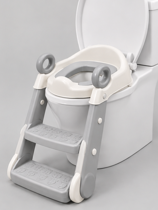 Imported 3-in-1 Multifunctional Baby Potty Trainer & Toilet Ladder Seat