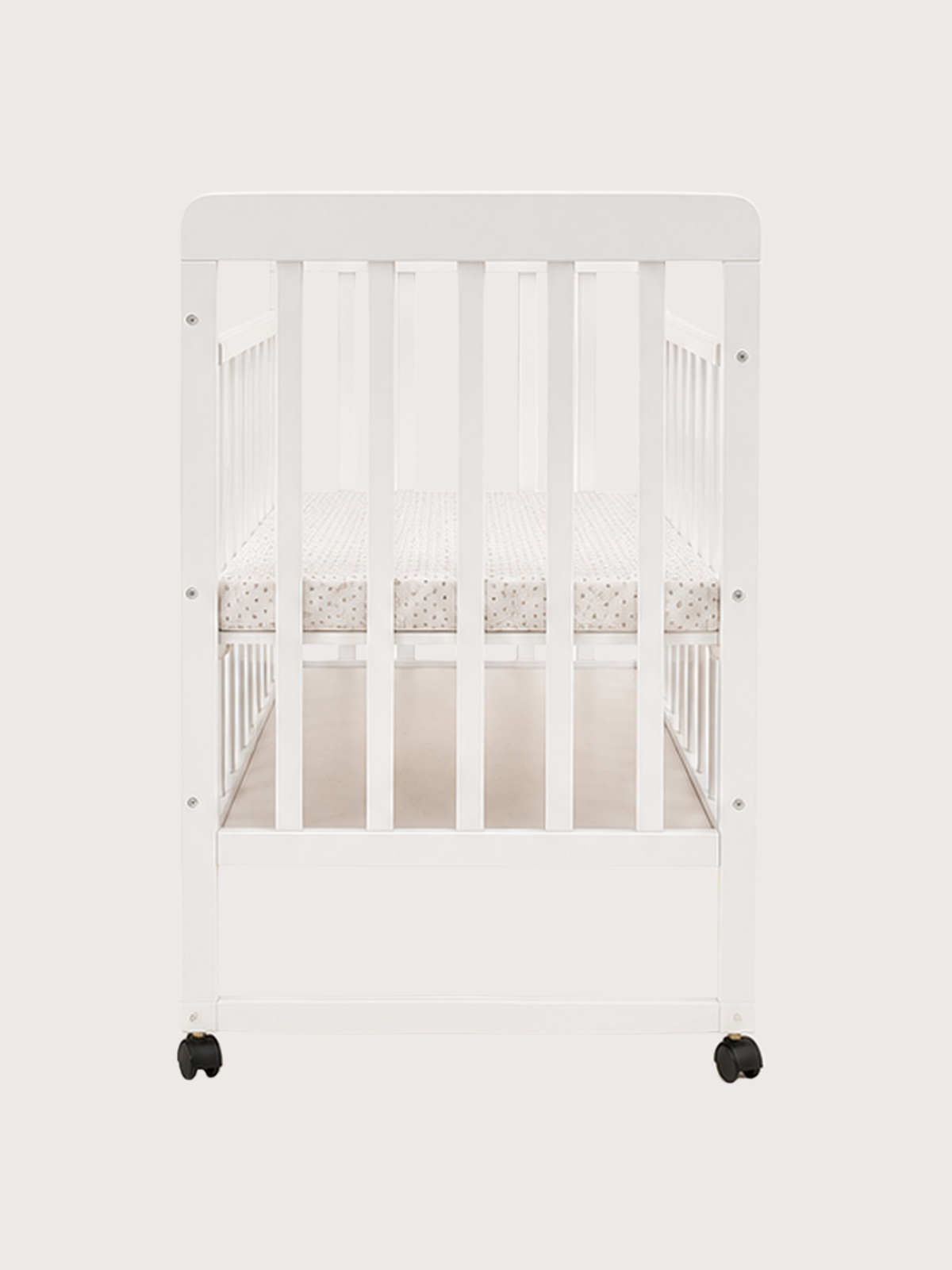 Double-Height Wooden Baby Cot & Convertible Co-Sleeper