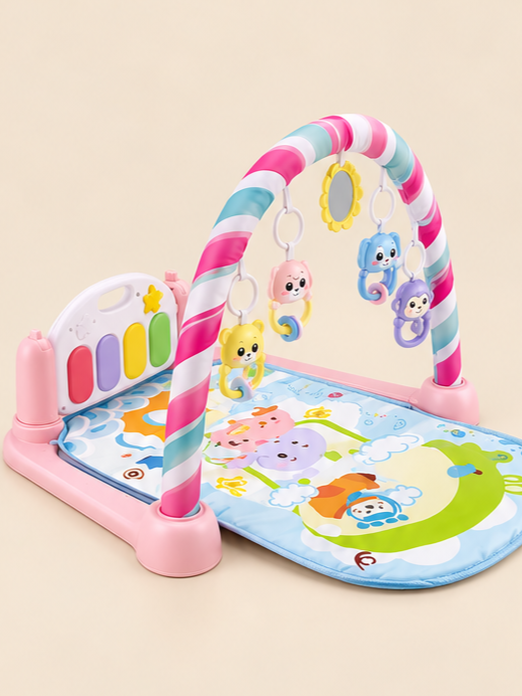 5-in-1 Baby Piano Gym Play Mat with 80+ Audio Contents