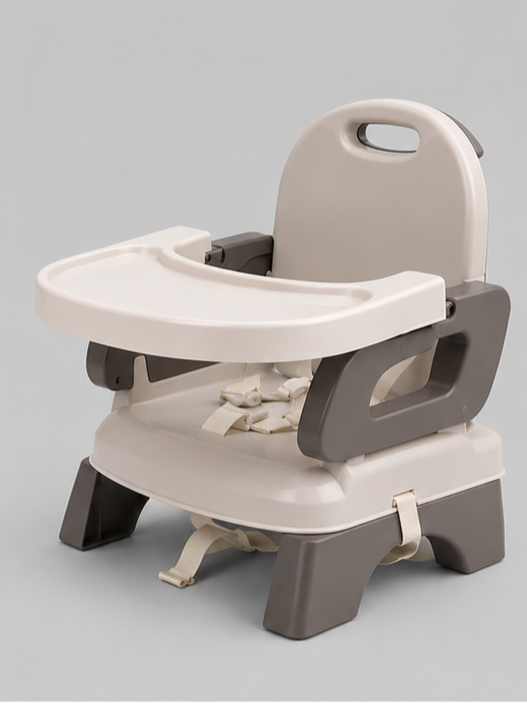 Mastela Deluxe Comfort Folding Booster Seat – Portable Baby Feeding Seat