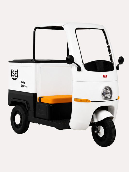 Electric Auto Rickshaw Cargo Tricycle – Dual Motor